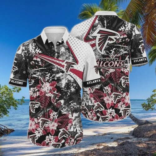 Atlanta Falcons NFL Tropical Flower Beach Hawaiian Shirt Gift for Men and Women