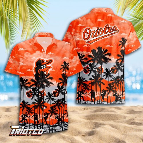 Baltimore Orioles 3D Button Hawaiian Shirt - Trending Summer Gift for Men Dad Father