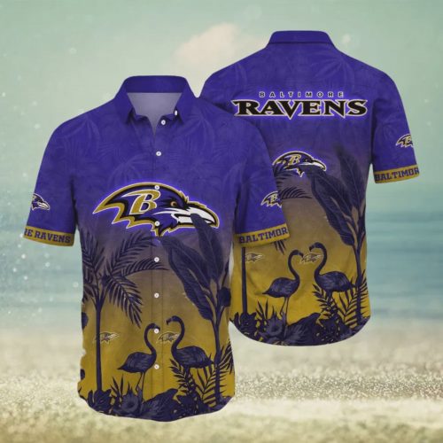 Baltimore Ravens NFL Flower Summer Hawaiian Shirt Gift for Men and Women