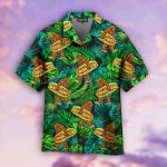 Bigfoot Love Hawaiian Shirt: Beach Hot Dog Print for Men & Women