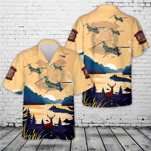 Boeing Vertol CH-46F Sea Knight #154851 Snoopy TOO COOL HMM-261 Raging Bulls U.S. Marines USS Saipan LHA-2 Operation Sharp Edge 1990 3D Button Hawaiian Shirt Gift for Men Dad Father DLMP0508PD11