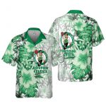 Boston Celtics 3D Button 3D Button Hawaiian Shirt Gift for Men Dad Father Gift for Men Dad Father SH3