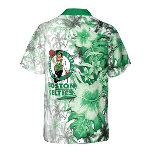 Boston Celtics 3D Button 3D Button Hawaiian Shirt Gift for Men Dad Father Gift for Men Dad Father SH3