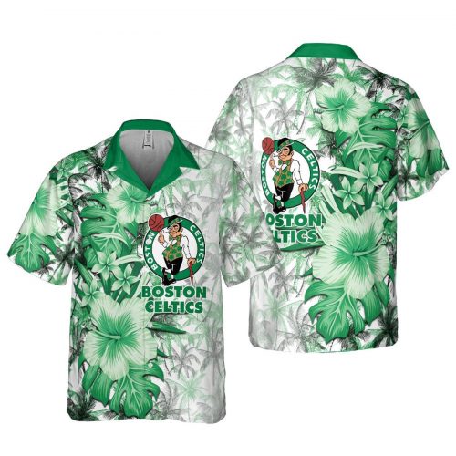 Boston Celtics 3D Button 3D Button Hawaiian Shirt Gift for Men Dad Father Gift for Men Dad Father SH3