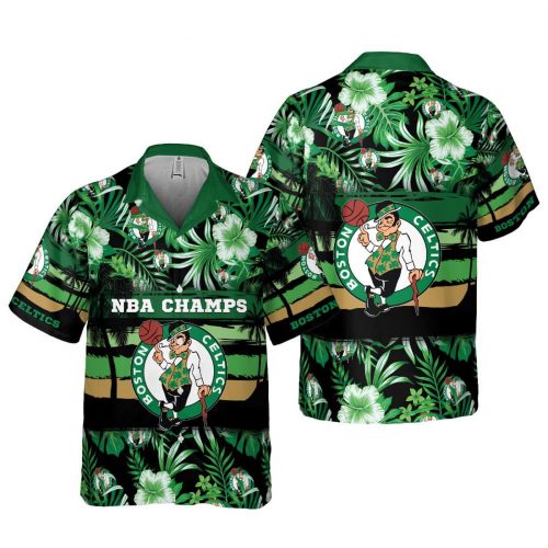 Boston Celtics 3D Button 3D Button Hawaiian Shirt Gift for Men Dad Father Gift for Men Dad Father V52