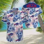 Buffalo Bills NFL Floral White Background Hawaiian Shirt Gift for Men and Women