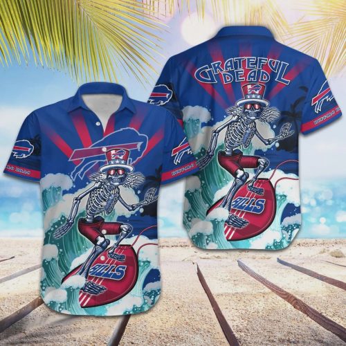 Buffalo Bills NFL Halloween Surf Hawaiian Shirt Gift for Men and Women