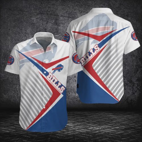 Buffalo Bills NFL Logo Sport Pattern Hawaiian Shirt V7 Gift for Men and Women