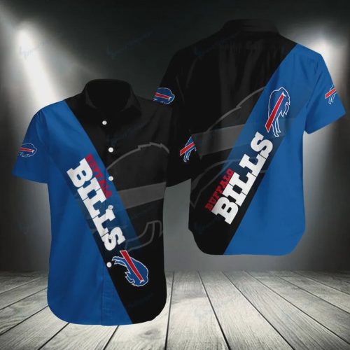 Buffalo Bills NFL Logo Team Football Hawaiian Shirt Gift for Men and Women