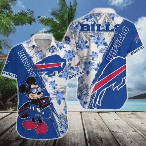 Buffalo Bills NFL Mickey Mouse Tropical Hawaiian Shirt Gift for Men and Women