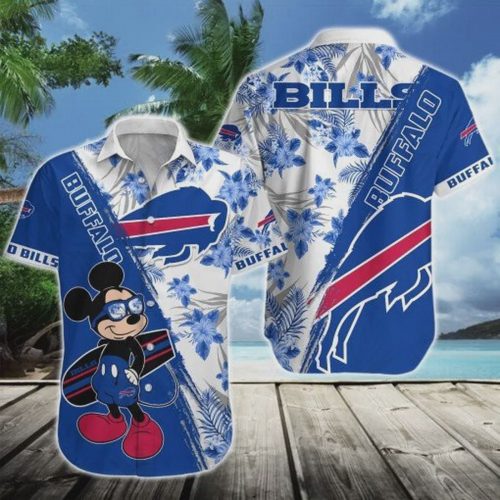 Buffalo Bills NFL Mickey Mouse Tropical Hawaiian Shirt Gift for Men and Women