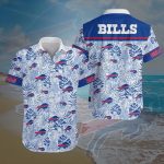 Buffalo Bills NFL Palm Leaves Blue White Hawaiian Shirt Gift for Men and Women