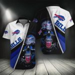 Buffalo Bills NFL Skull Magic Art Hawaiian Shirt Gift for Men and Women