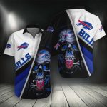 Buffalo Bills NFL Skull Magic Art Hawaiian Shirt Gift for Men and Women