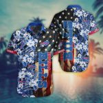 Buffalo Bills NFL Tropical American Flag Style Hawaiian Shirt Gift for Men and Women