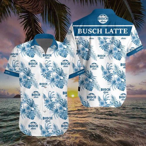Busch Latte Hawaiian Shirt – Ultimate Beach Lover Gift for Men & Women