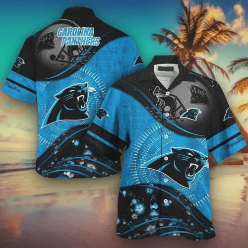 Carolina Panthers NFL Flower Gift Summer 2025 Hawaiian Shirt Gift for Men and Women