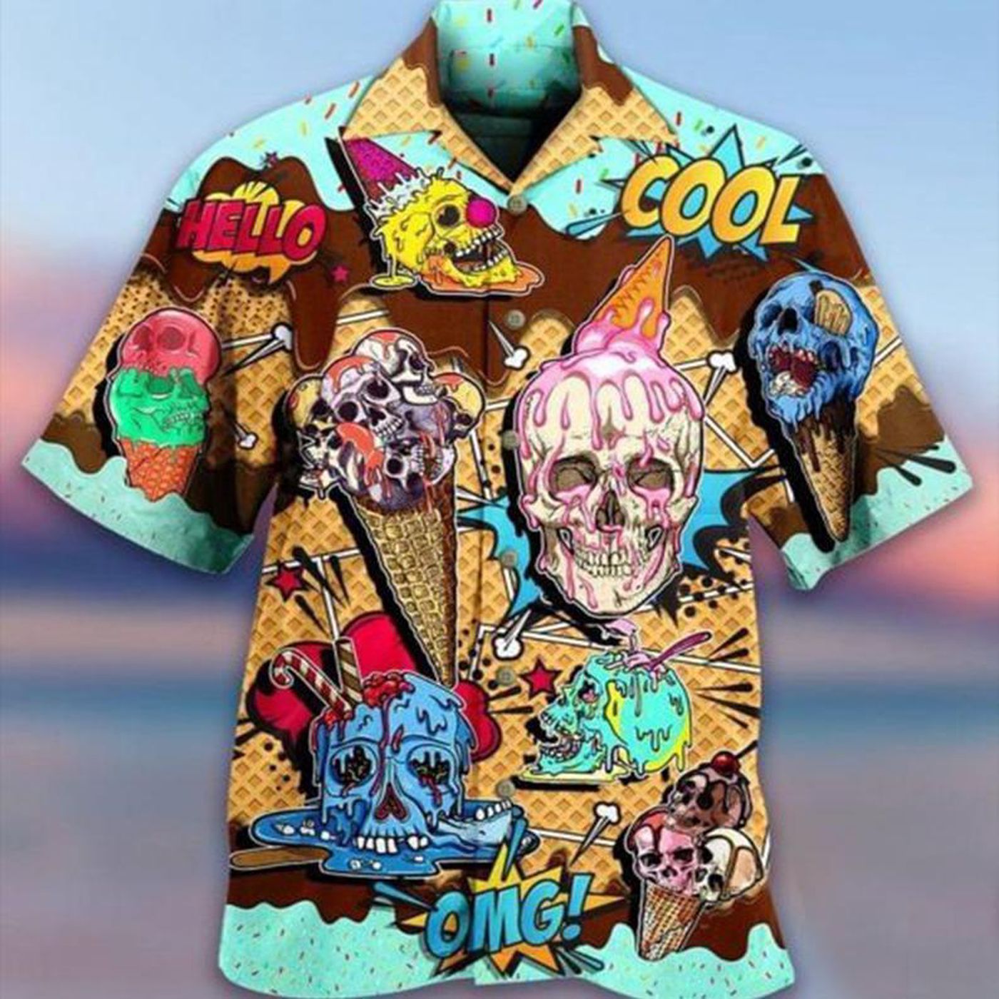 Chemise Skull Hawaiian Shirt Aloha Summer Gift For Men Women Skull Aloha Shirt Chemise Skull Hawaiian Shirt Aloha Summer Gift For Men Women Skull Aloha Shirt