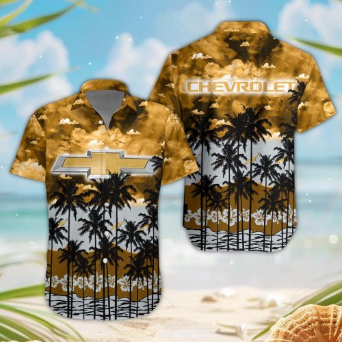 Chevrolet 3D Button Hawaii Shirt Gift for Men Dad Father