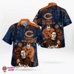 Chicago Bears Halloween Horror Hawaiian Shirt