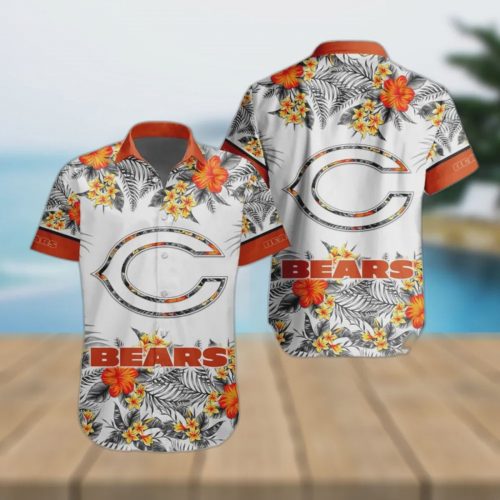 Chicago Bears NFL Floral Tropical Team Hawaiian Shirt Gift for Men and Women