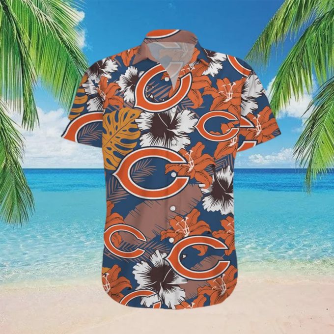 Chicago Bears NFL Floral Tropical Team New Hawaiian Shirt Gift for Men and Women