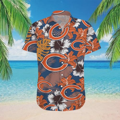 Chicago Bears NFL Floral Tropical Team New Hawaiian Shirt Gift for Men and Women
