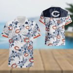 Chicago Bears NFL Floral White Background Hawaiian Shirt Gift for Men and Women