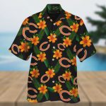 Chicago Bears NFL Great Floral Tropical Team Hawaiian Shirt Gift for Men and Women