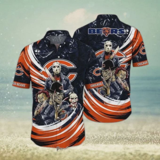 Chicago Bears NFL Magic Aloha Summer Pattern Hawaiian Shirt Gift for Men and Women