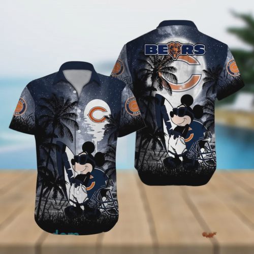 Chicago Bears NFL Mickey Mouse Aloha Summer Hawaiian Shirt Gift for Men and Women