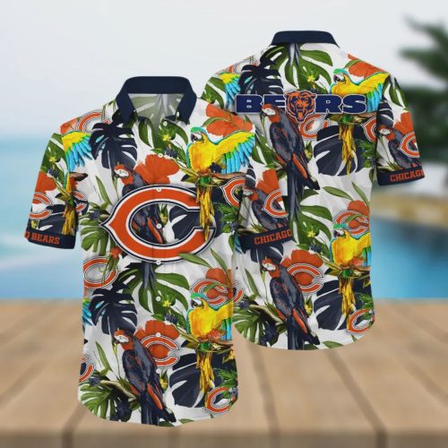 Chicago Bears NFL Nightstime Aloha Hawaiian Shirt Gift for Men and Women