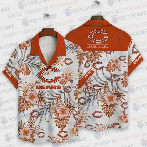 Chicago Bears NFL Pattern Hawaiian Shirt Gift for Men and Women