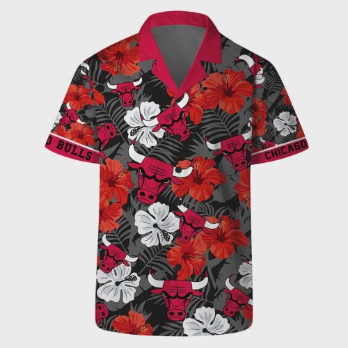 Chicago Bulls Floral Fantasy Hawaiian Shirt Gift for Men Dad and Father