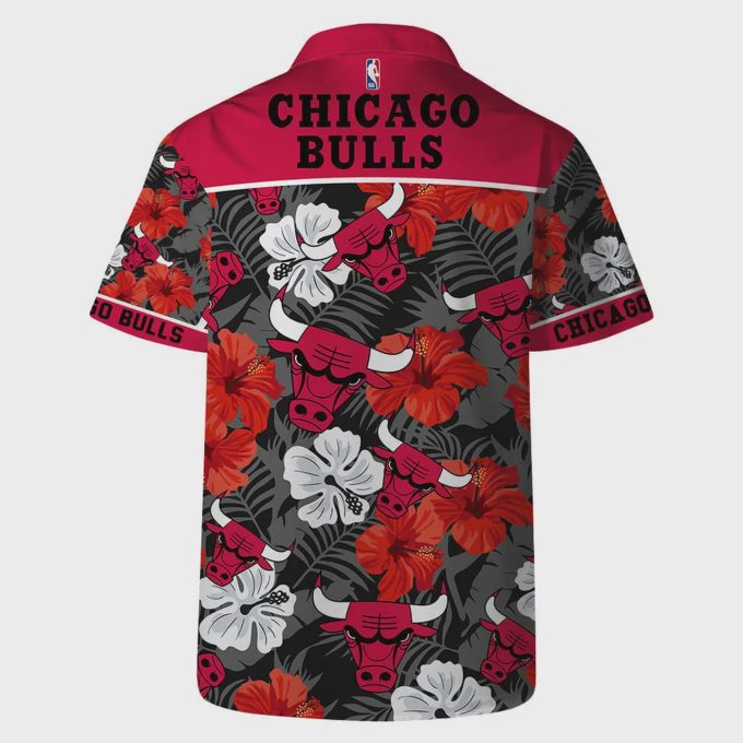 Chicago Bulls Floral Fantasy Hawaiian Shirt Gift for Men Dad and Father