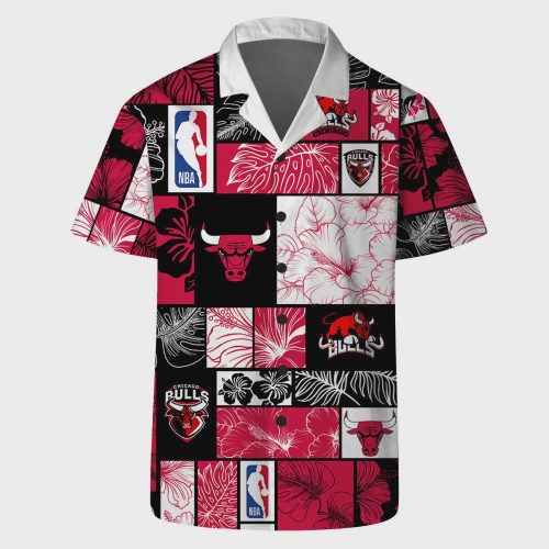 Chicago Bulls NBA Fusion Hawaiian Shirt Gift for Men Dad and Father