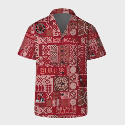 Chicago Bulls Retro Island Vibes Hawaiian Shirt Gift for Men Dad and Father