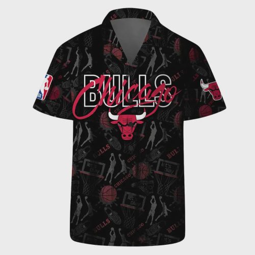 Chicago Bulls Street Basketball Hawaiian Shirt Gift for Men Dad and Father