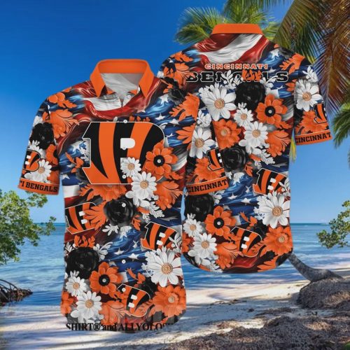 Cincinnati Bengals NFL Independence Day Hawaiian Shirt Gift for Men and Women