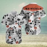 Cincinnati Bengals NFL Logo White Hawaiian Shirt Gift for Men and Women