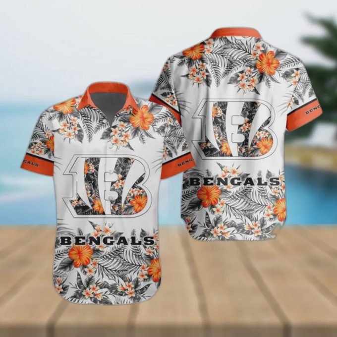 Cincinnati Bengals NFL Special Floral Tropical Team Hawaiian Shirt Gift for Men and Women