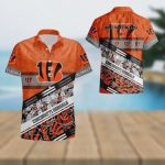 Cincinnati Bengals NFL Summer Team Logo Pattern Hawaiian Shirt Gift for Men and Women