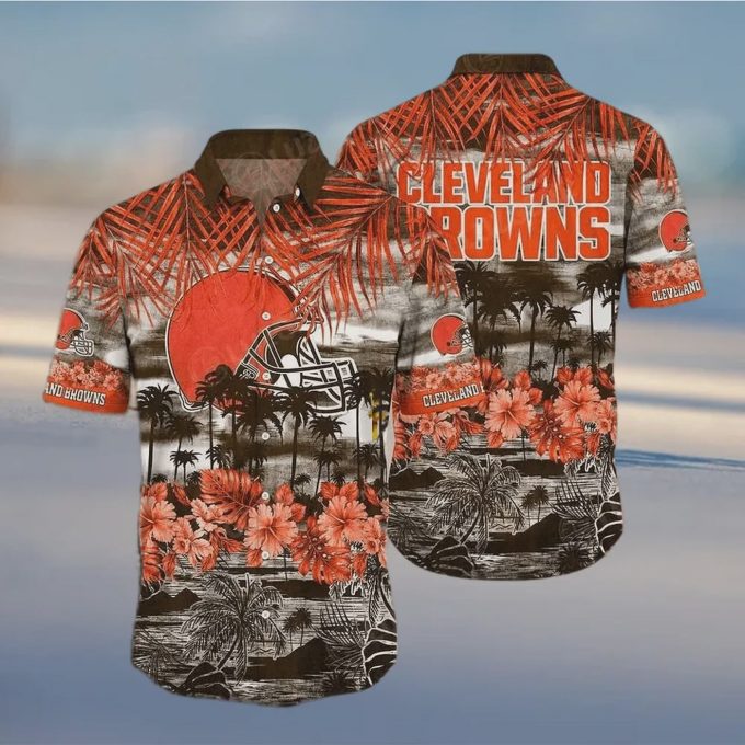 Cleveland Browns NFL Beach Vintage Hawaiian Shirt Gift for Men and Women