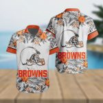 Cleveland Browns NFL Special Floral Tropical Hawaiian Shirt Gift for Men and Women