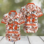Cleveland Browns NFL Taz And Bugs Hawaiian Shirt Gift for Men and Women
