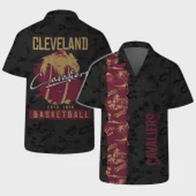 Cleveland Cavaliers Palm Tree Sunset Hawaiian Shirt – Nearallday