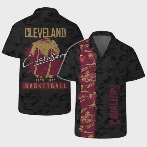 Cleveland Cavaliers Palm Tree Sunset Hawaiian Shirt - Nearallday