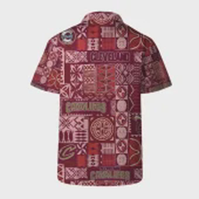 Cleveland Cavaliers Tribal Blocks Hawaiian Shirt – Nearallday