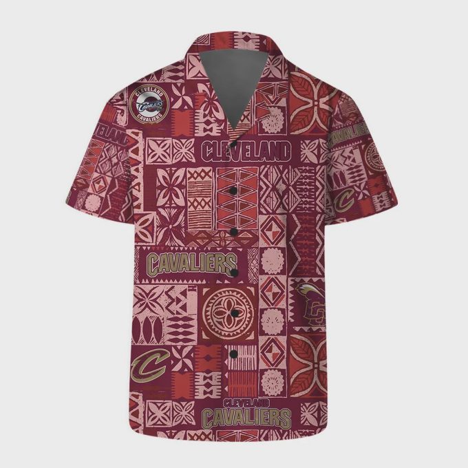 Cleveland Cavaliers Tribal Blocks Hawaiian Shirt – Nearallday