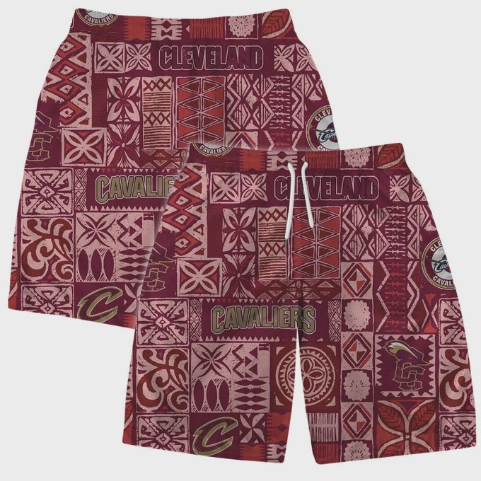 Cleveland Cavaliers Tribal Blocks Hawaiian Shirt – Nearallday